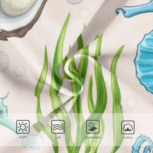 Cotton Girls Underwear Toddler Seahorses Little Girl Panties Durable Undies Kids Briefs 2t3