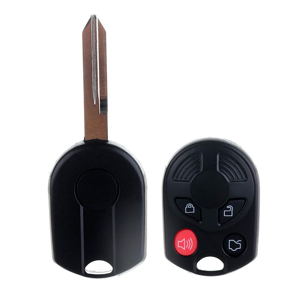 SELEAD Keyless Entry Remote Control Key Fob Clicker Transmitter fit for Ford for Flex for Focus for Fusion 2000-2015 OUCD6000022 4 Buttons 1pc US Stock