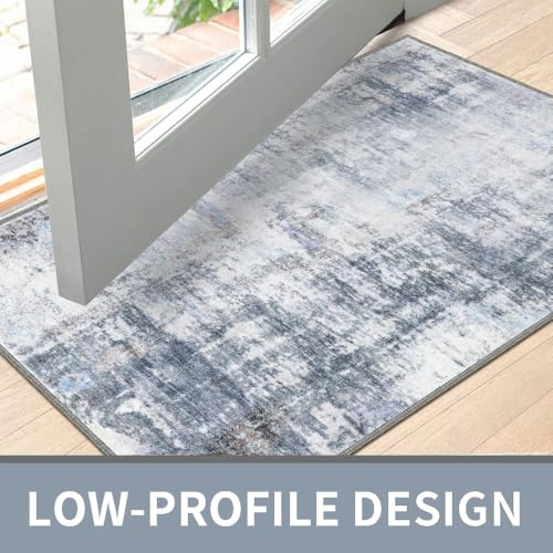Door Mat, Front Indoor Doormat 24"x36" Non Slip Entryway Rug Indoor, Washable Small Rug for Bedroom Kitchen Bathroom Laundry Low Profile(2x3 Feet) by Roiboty - Used condition - Image 3