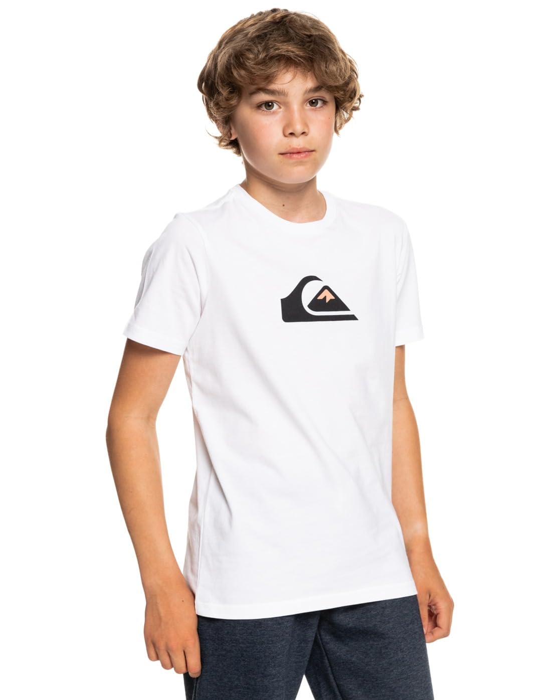 Quiksilver Comp Logo - T-Shirt für Jungen Blau