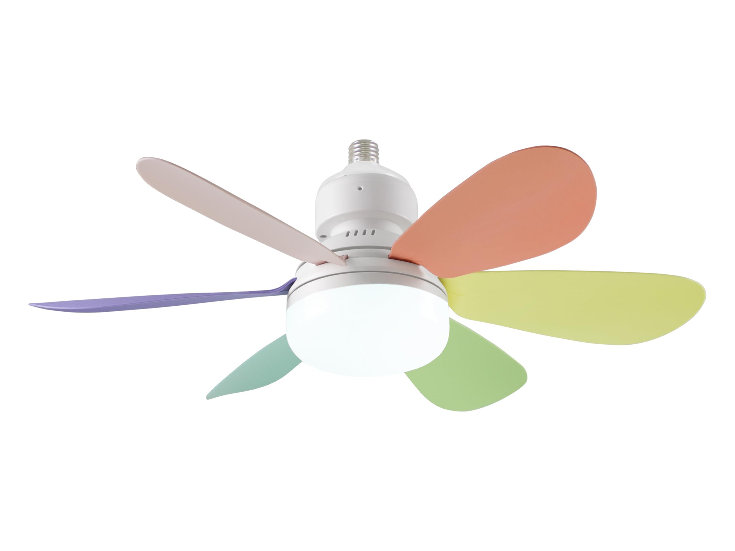 BEPER P206VEN610 Ventilador de Techo, 40W, Iluminación y Ventilación con Diseño Intercambiable, 2 Juegos de Aspas, 3 Velocidades, Mando a Distancia y Lámpara de Ahorro de Energía