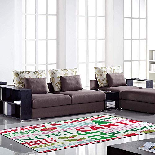 Tapis de sol antidérapant de Noël lavable pour éviter les glissades