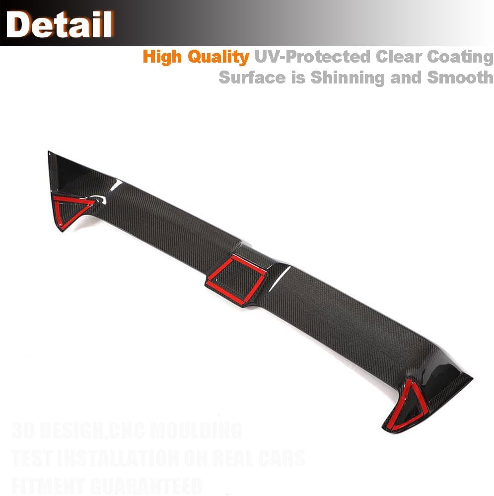Real Carbon Fiber Roof Spoiler for Volkswagen VW Golf 7 MK7 Base 3Door 5Door Hatchback 2014-2019 Auto Rear Window Top Wing Lip Factory Outlet