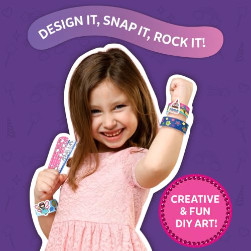 Image of Skillmatics DIY Art & Craft Activity - Snap Bandz, Unicorns & Princesses