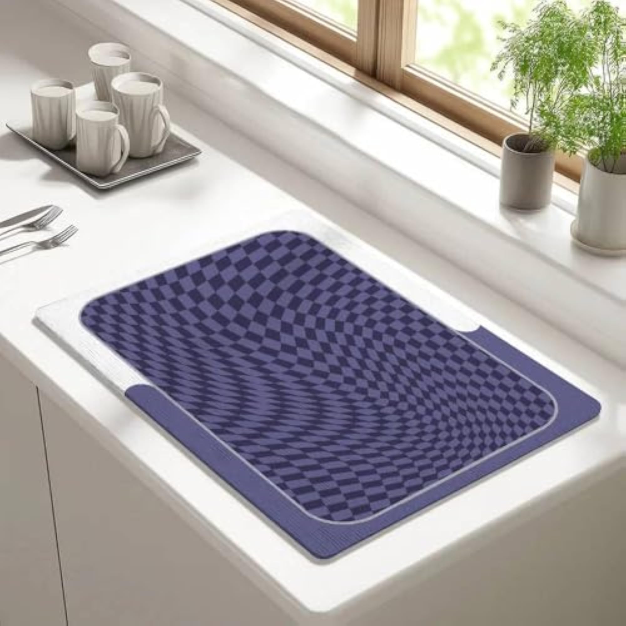 Quick-Drying Anti-Slip Kitchen Dish Drying Pad