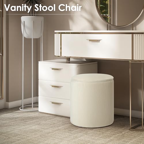 Ottomanwithstorage2setroundottomanvelvetvanitystoolstorageottomanforbedroomlivingroommodernmultifunctionalcoffeetablefootstoolfordormcream Urban Country Home Decor Ottoman with storage 2 set round ottoman velvet vanity stool storage ottoman for bedroom living room modern multifunctional coffee table foot stool for dorm cream urban country home decor