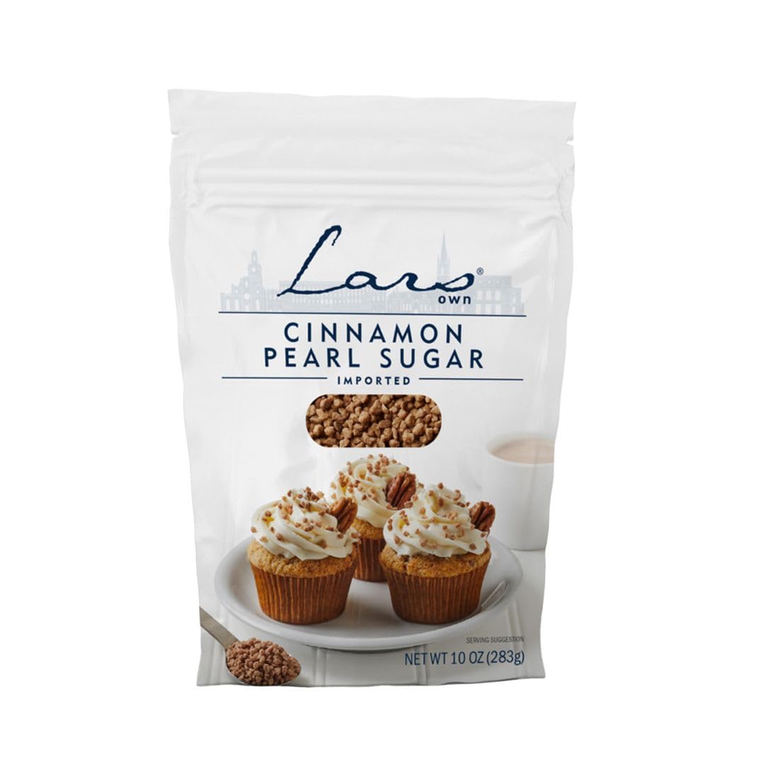 Amazon.com : Lars Own Cinnamon Pearl Sugar, 10oz (1 Pouch