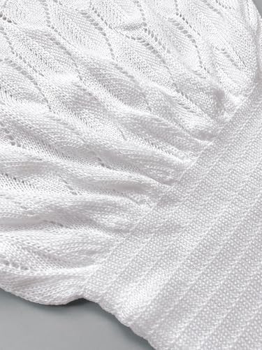 Image of BreathSunny Womens Crochet Cover Up Elastic Waist Beach Dresses Summer 2026 Scoop Neck Cap Sleeve Bathing Suit Mini Dress