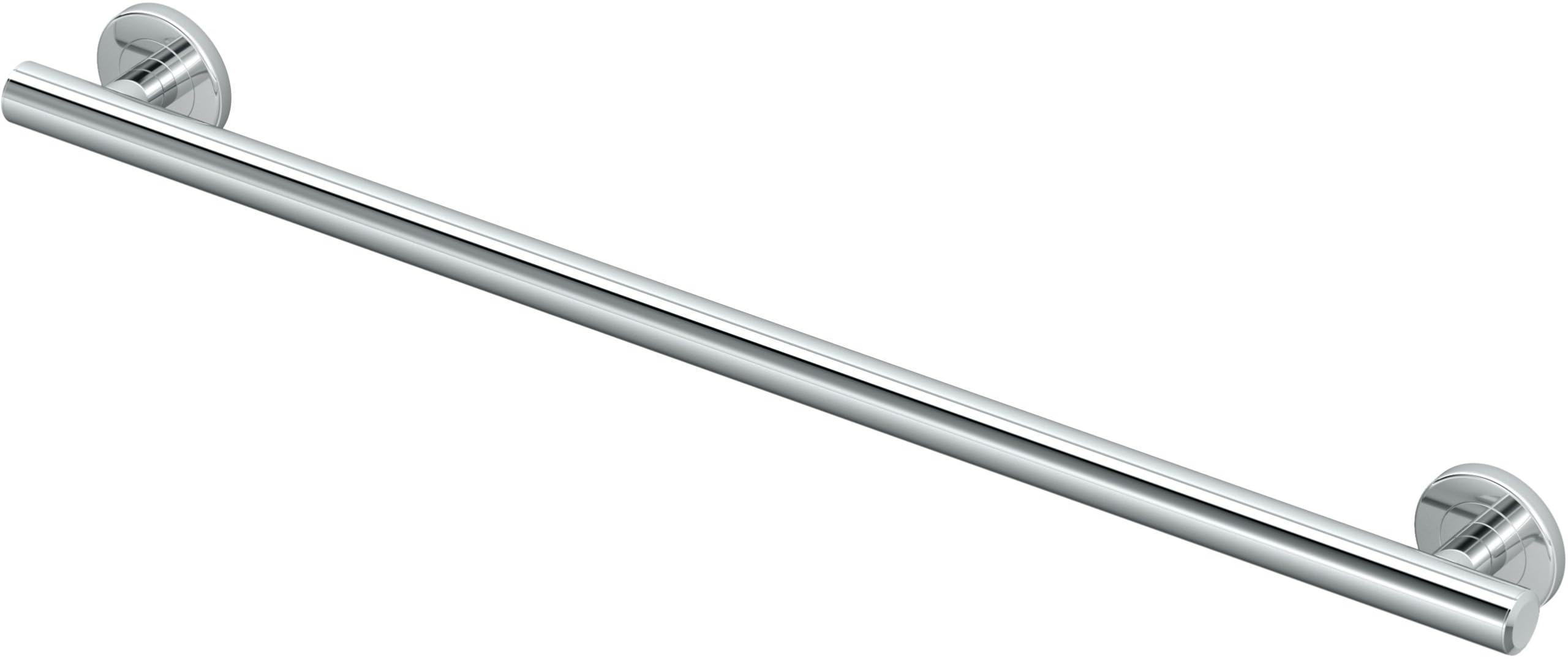 Gatco 856A Latitude II 30" Grab Bar, Chrome/ADA Compliant Wall Mount Stainless Steel 30" Safety Grab Bar for Bathroom