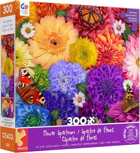 Puzzle Floral 14 anos o más miniatura 1