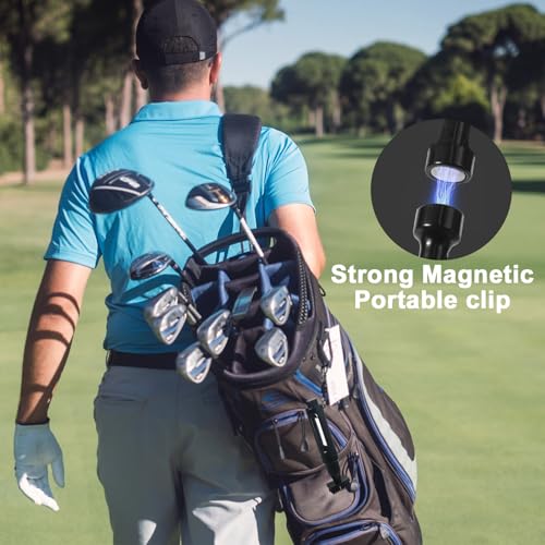 atdiag golf club brush cleaner with leak-proof design - includes magnetic retainer clip nylon bristles amp towel - must-have golf accessories amp gifts for men