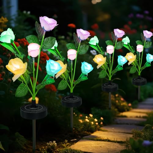 Lampes solaires de jardin étanches pour illuminer une cour sombre sans électricité