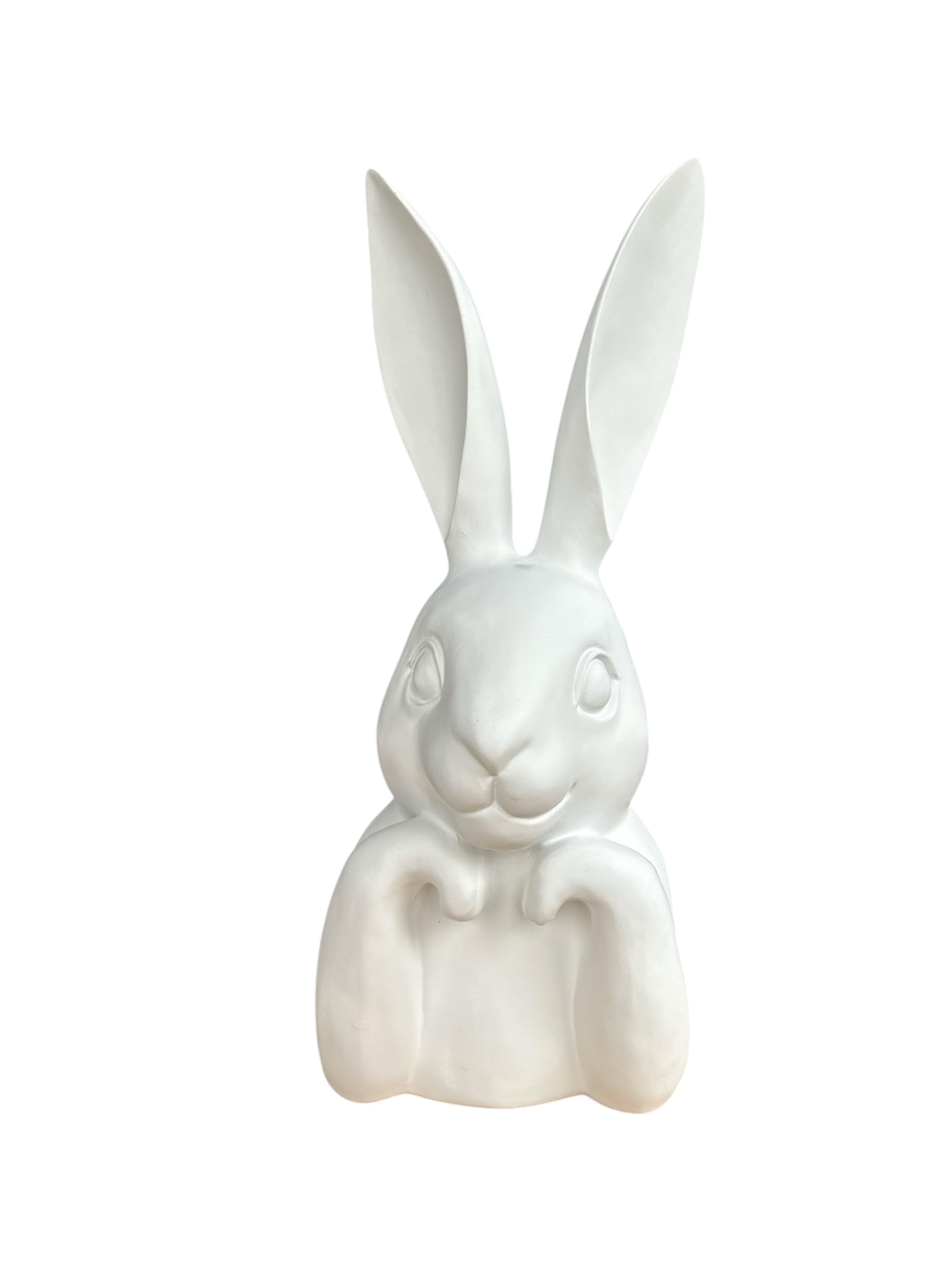 HASENBÜSTE Max Osterhase Weiss 40cm Moderne OSTERDEKO DEKOFIGUR innen FRÜHLINGSDEKO
