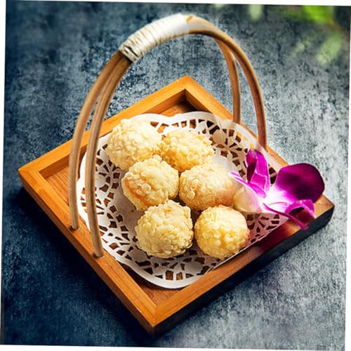 Plato para sushi pequeño con mango estilo japonés miniatura 6