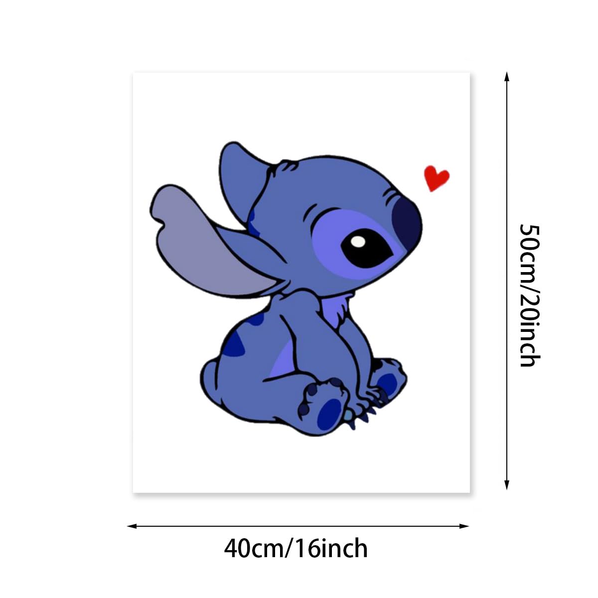 Amazon.co.jp: Stitch スティッチ絵画 装飾画 壁掛け画 デジタルペイン