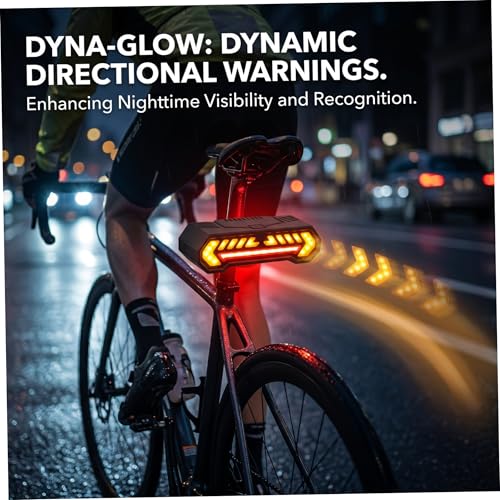 Feu arrière de vélo sans fil multimode télécommandé avec clignotants étanches - 4