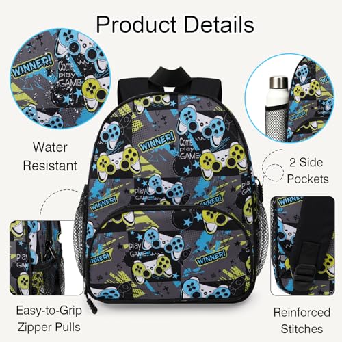 Image of Toddler Backpack for Boys Girls 3-6: Travel Bag for Kindergarten Preschool, Cute Game Bookbag for Kids