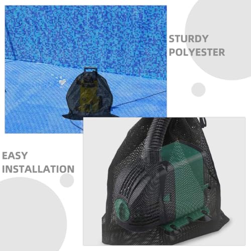 Bolsa de malla con cordón para bombas filtro de agua miniatura 3