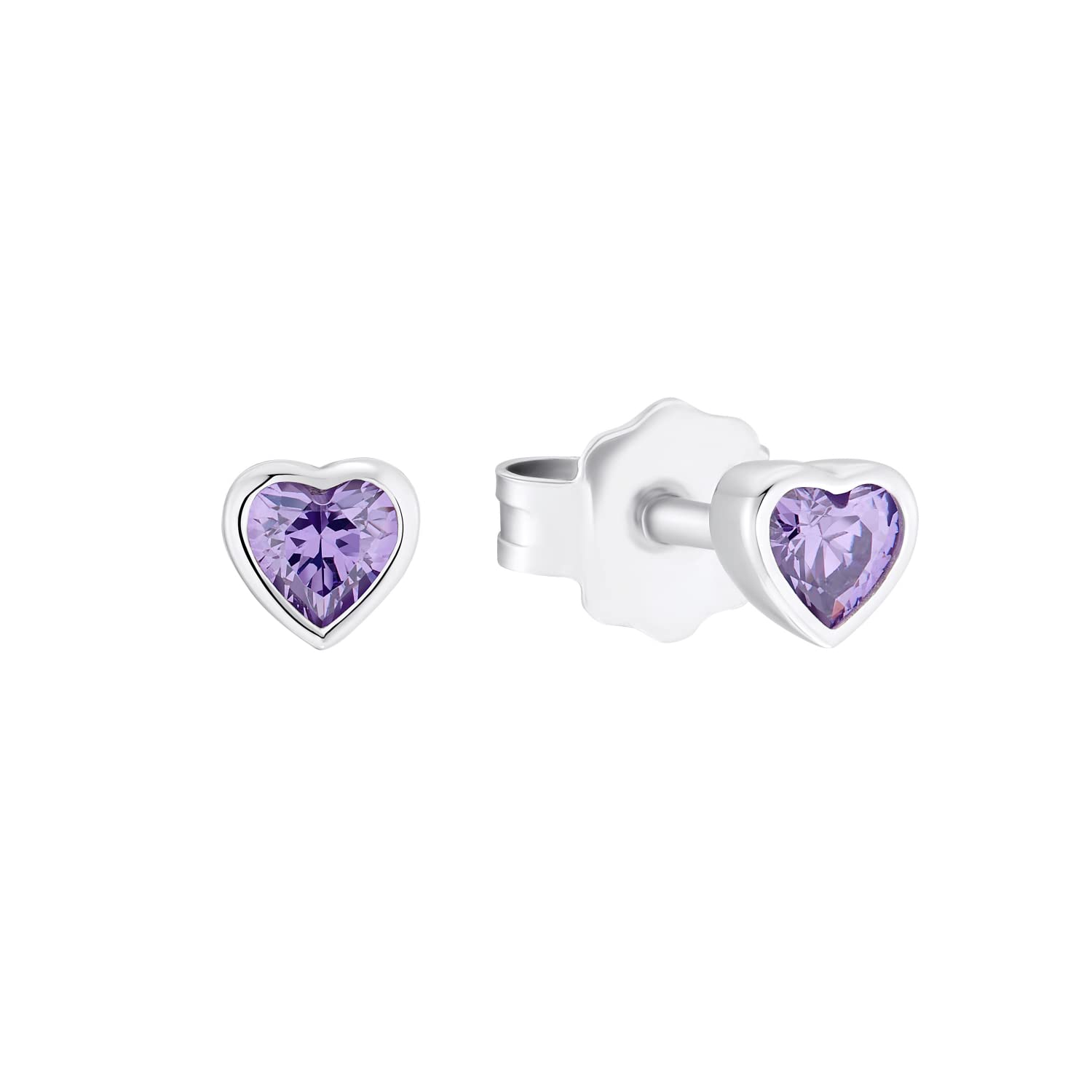 Prinzessin Lillifee Ohrstecker 925 Sterling Silber Mädchen Kinder Ohrschmuck, mit Zirkonia synth., Kommt in Schmuck Geschenk Box