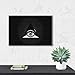Triangle with All Seeing Eye Funny DIY 5D Diamond Painting Kits Full Drill Craft for Home Wall Art Decor