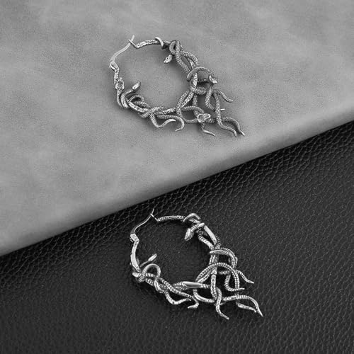 Pendientes de pulpo góticos un regalo original de piercing retro 5