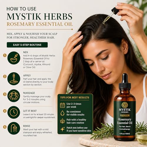 Aceite Esencial Premium de Romero 100% Puro 118ml miniatura 3