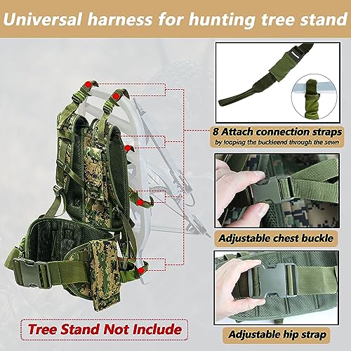 Tree Stand Harness with Camouflage Design