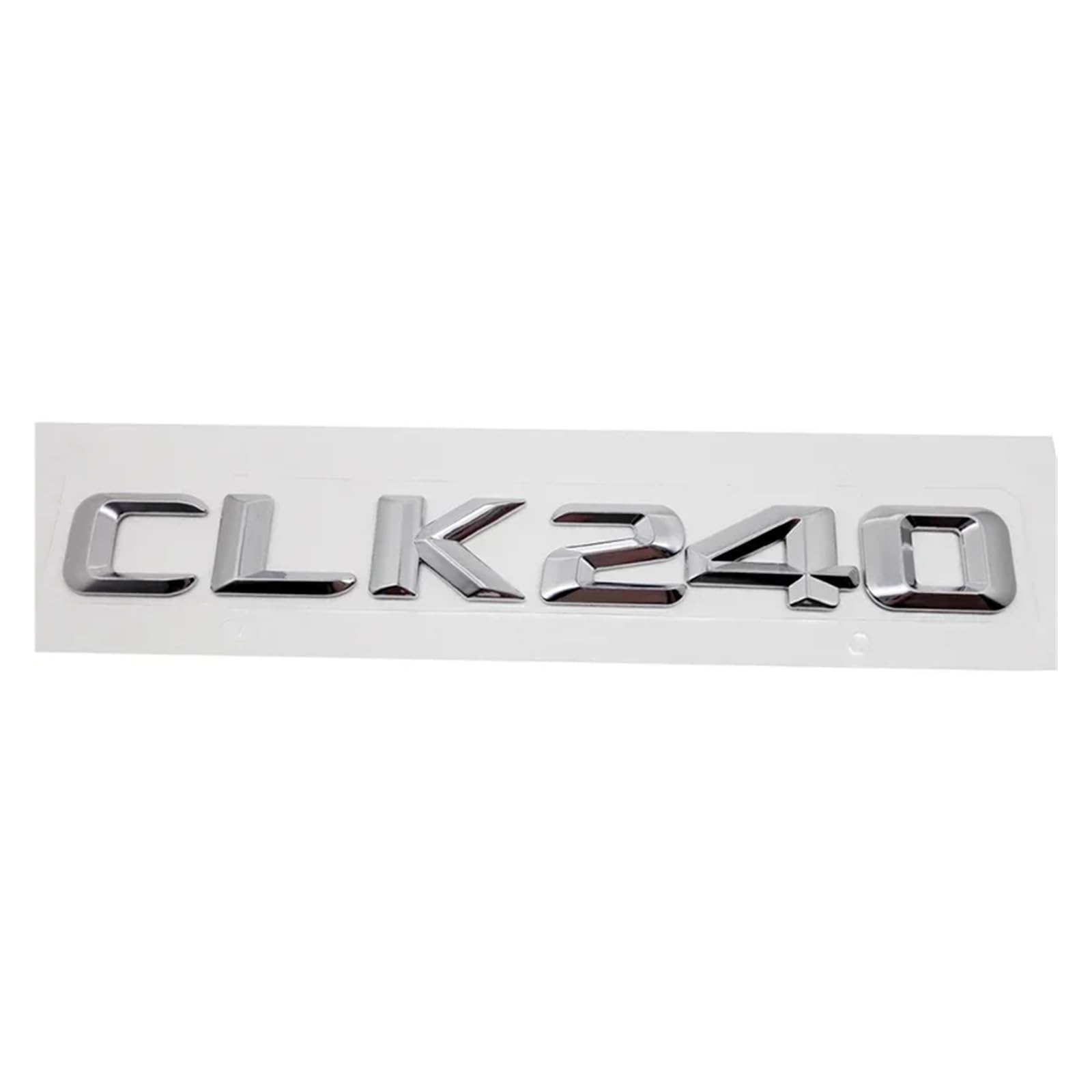 Aqxyju Clk240-Silver Car Rear Trunk Letters Emblem Tail Box Badge Sticker Compatible With Clk55 Clk63 Clk200 Clk230 Clk240 Clk280 Clk320 Clk Class Personalized Car Stickers(Clk240-Silver)