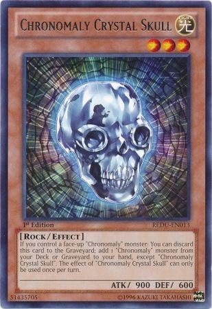 Yu-Gi-Oh! - Cráneo de cristal cronomalía (REDU-EN013) - El regreso del duelista - Edición ilimitada - Raro