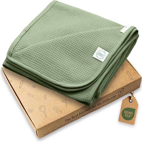 Jubi® Babydecke 100% Baumwolle 70 * 100 cm – weiche Decke für...
