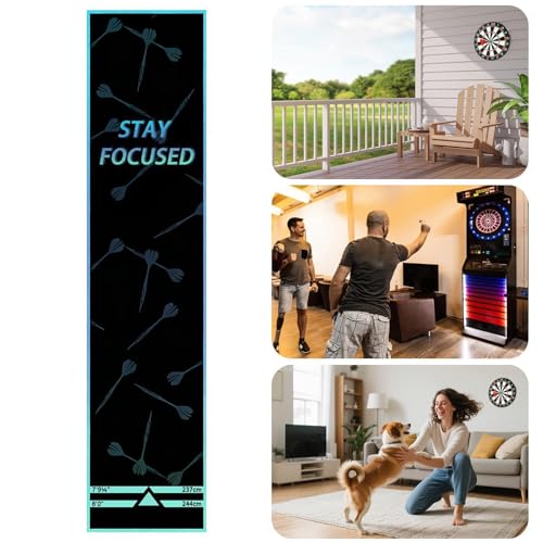 Tapis de fléchettes antidérapant pour protéger le sol des impacts - 4