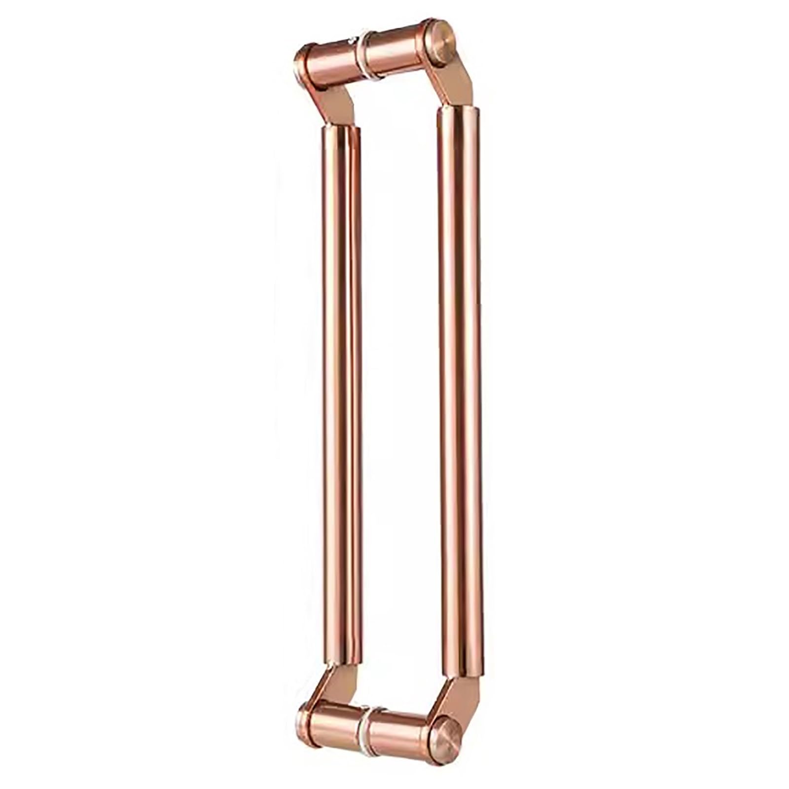 BHGFYXBS Double Sided Sliding Door Handle For Wood And Glass Doors Stainless Steel Hotel Bathroom Shower Gate Grab Handles Push Pull Fitting,Rose Gold-120Cm(47.2In),Rose Gold-120cm(47.2in)