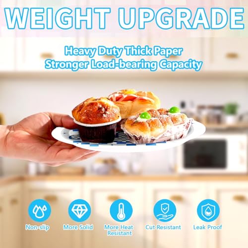 Image of 60Pcs Funny 6 7 Paper Plates 7 inch Heavy Duty Six Seven Theme Plates | I Was 6 Now I'm 7 Meme Disposable Dessert Cake Platters for Boys Girls 6-7 Year Old Birthday Party Supplies Decorations