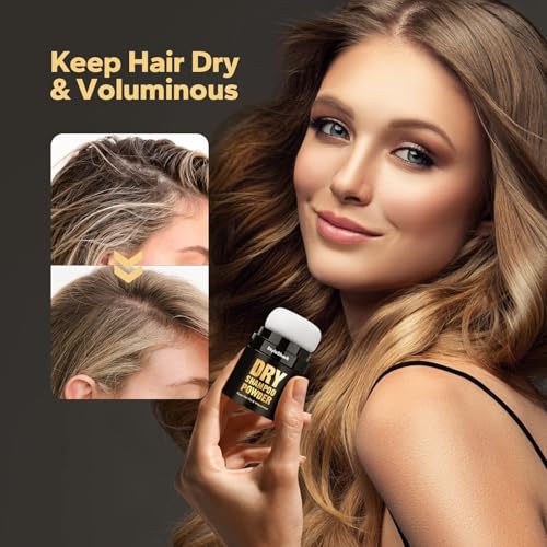 Dry Shampoo Powder (0.29 oz), Volumizing Powder Dry Shampoo for Women & Men, Travel Size Hair Powder for Root Fuller Look, Refreshing Hair - Image 3