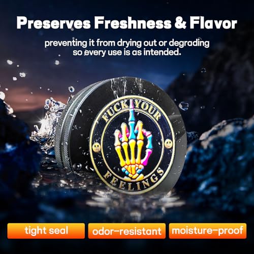 Image of Metal Can | Metal Container | Pouch Container | Small Storage Tin (Bone Hand)
