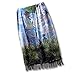 Produktbild all sas Schal aus Wolle mit Fransen Monet, mehrfarbig, XL