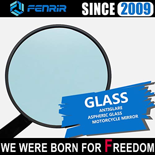 FENRIR CNC Aluminum Alloy Motorcycle Bar End Mirror Side Handlebar For Honda Rebel Grom NC750S CB650 Kawasaki Z650 Ninja Yamaha Suzuki SV650 GSXS1000 Ducati Monster KTM DUKE Triumph Aprilia Husqvarna