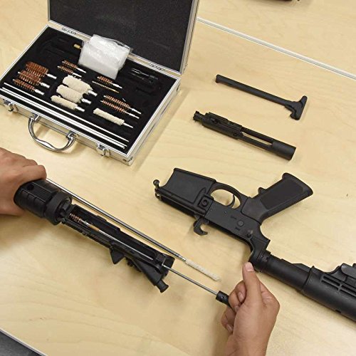 Thxbye 126pcs Gun Cleaning Kit CleanShotguns Barrel Cleaning Kit Universal Best Gun Cleaning Kit for Rifles, Pistols, Handguns, and Shotguns Cleaning Brushes and Mops for Nearly all Barrel Sizes