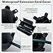 HONDERSON 2Pack Outdoor Extension Cord Cover, IP44 Waterproof Extension Cord Protector for Outdoor Connections, Weatherproof Safety Box for Holiday Lights, Garden Tools & Outdoor Appliances, Black