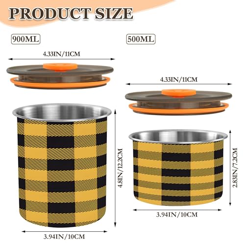 Envase de Café Hermético de Acero Inoxidable 17 oz miniatura 3