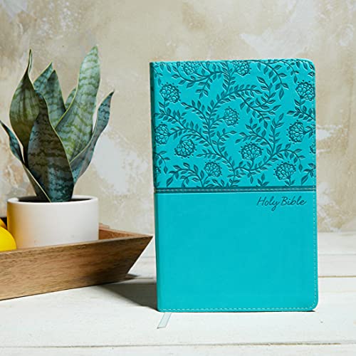 KJV, Deluxe Gift Bible, Imitation Leather, Green, Red Letter Edition: King James Version