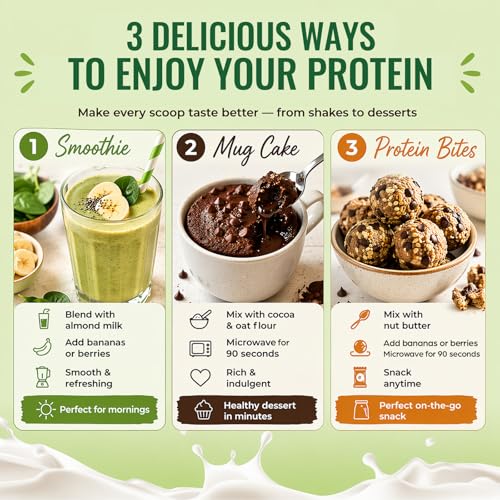 30g Organic Vegan Protein Powder Plant Based Meal Replacement 20 Billion Probiotics 0g - image 3