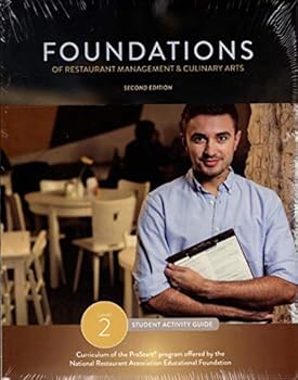 Paperback Foundations of Restaurant Management & Culinary Arts, second edition, level 2 student activity guide Book