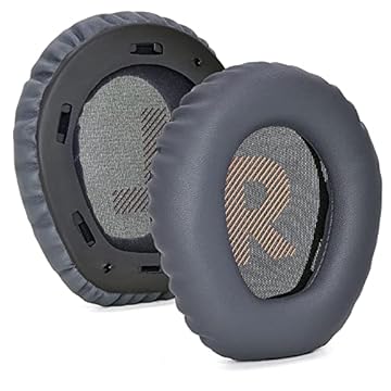 CHICHIYANG Almofadas de ouvido e faixa de cabeça de couro proteico padrão + esponja para reparo de fones de ouvido JBL Quantum 100