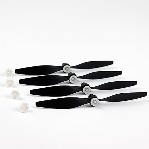 Miniatura 6 de chusike 4 hélices para avión F4U Corsair RCT28 Trojan 15.748 in, hélices de avión RC, hélices de repuesto negras de avión RC