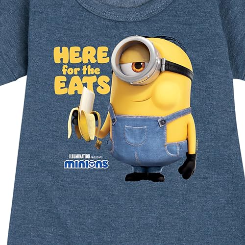 Despicable Me Minions - Only Here for The Eats - Toddler & Youth Girls Fleece Dress3