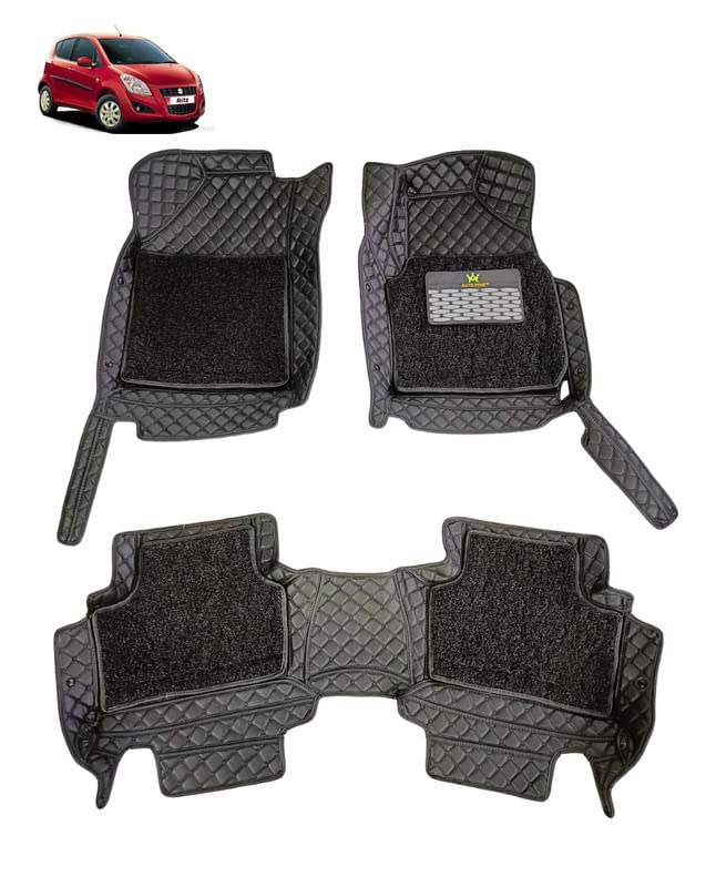 AUTO MINE 7D Luxury Car Foot Mat Ritz 7Layer Protection Football