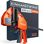 PRESCH – PRESCH Einhandzwinge 600mm – Schnellspannzwinge mit 300kg Sp