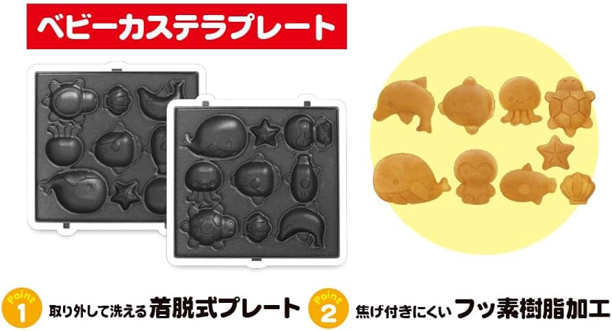 Amazon | ホットサンドメーカーlSHAPPY'S HOMEホットサンドメーカー