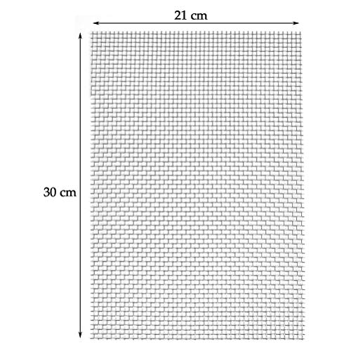 TIMESETL 304 roestvrij stalen draadgaas roestvrij staal 6 mesh, 3-delige draad mesh 30 x 21cm gaasdraad filterzeef blad… - Image 3